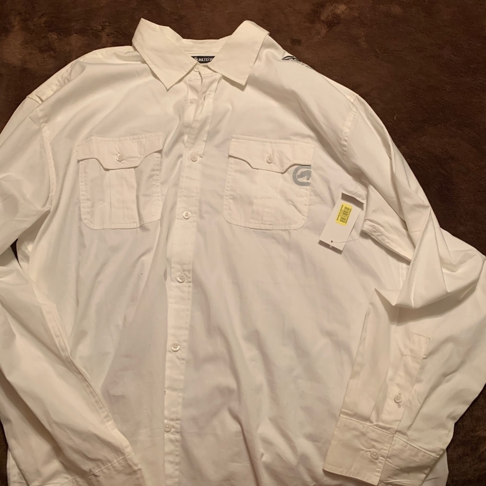 Ecko Unlimited Men's Long Sleeved Dress Shirt